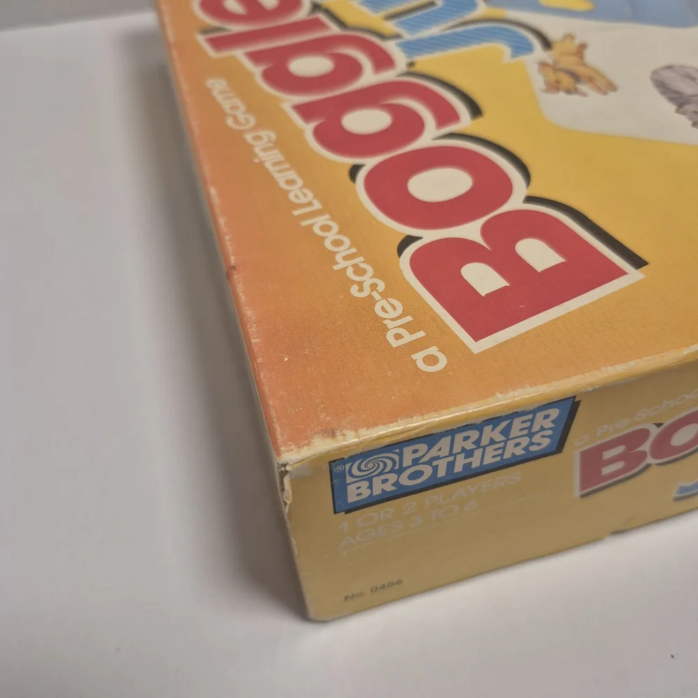 Vintage Boggle Junior Parker Brothers 1988 Complete Pre-School Learning Game‎